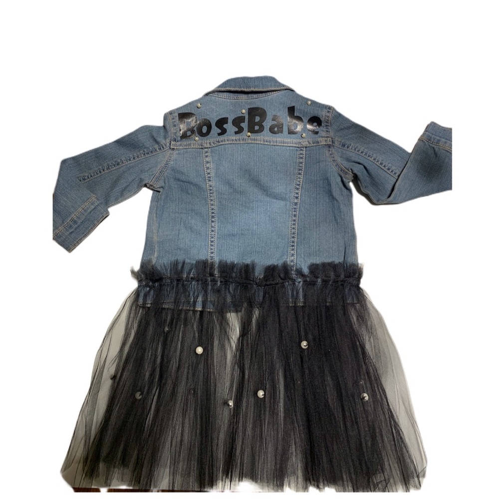 Boss Babe Girls Jean Jacket